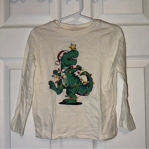 Old Navy - Toddler Kids Dinosaur Holiday Shirt - 3T